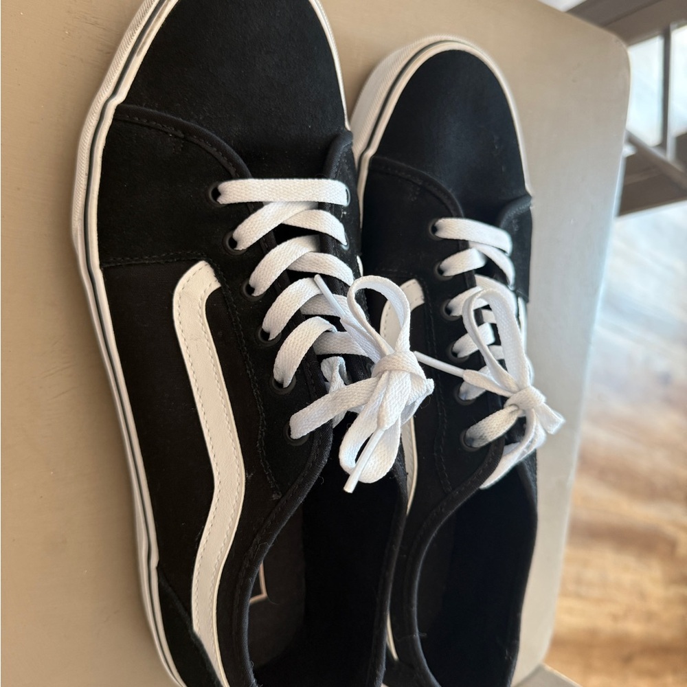 Vans Black and White size 12 men’s *worn once”